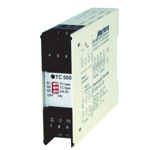 Преобразователь температуры для монтажа на панели TC 500, термопара типа S, термопара типа K, термопара типа J