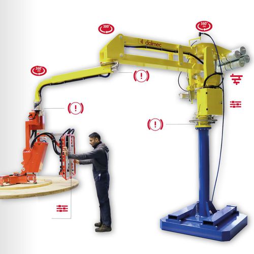 Пневматический манипулятор MAXIPARTNER EQUO - MEс захватомдля бочекдля погрузочно-разгрузочных работ