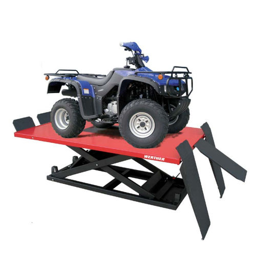 Ножничный стоечный подъемник WML600Qгидравлическийдля мотоциклов