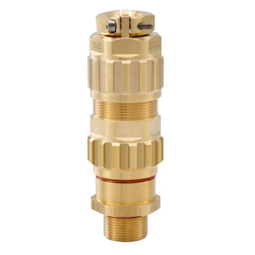 Латунный кабельный ввод EXIOS +MZ, никелированная латуньIP68IP66