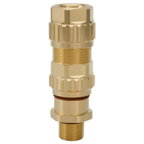 Латунный кабельный ввод EXIOS +Стандарт, никелированная латунь, взрывозащищенный IP68