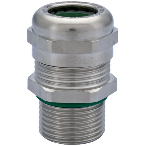 Латунный кабельный ввод HSK-M-PVDF-Ex-никелированная латуньIP68IP69K