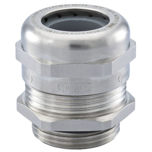 Кабельный ввод из никелированной латуни HSK-M-EMC-PVDF-ExEMC-экранированныйIP68IP69K