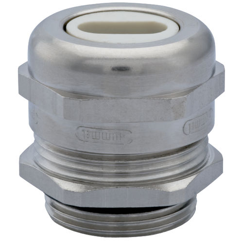 Латунный кабельный ввод HSK-M-FLAKНикелированная латуньIP68IP65