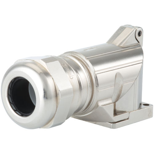 Brass cable gland HSK-M-Wnickel-plated brassIP68elbow