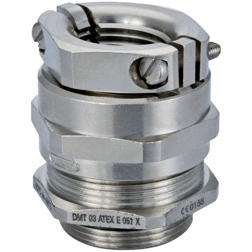 Латунный кабельный ввод HSK-MZ-PVDF-Экникелированная латуньIP68IP69K