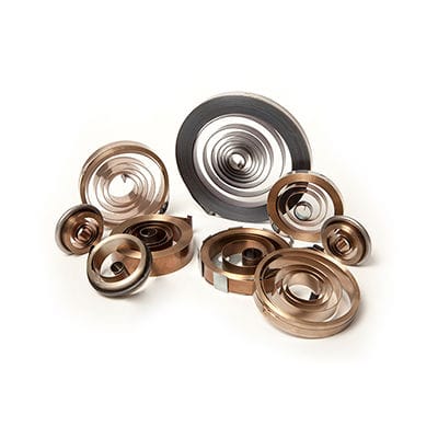 Плоская сила пружины сжатия