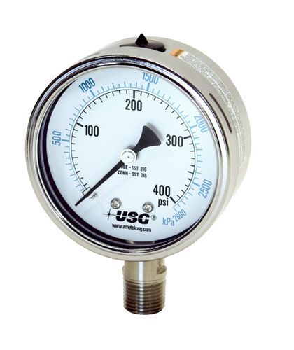 Манометр абсолютного давления 1550 с циферблатом, резьбовое крепление