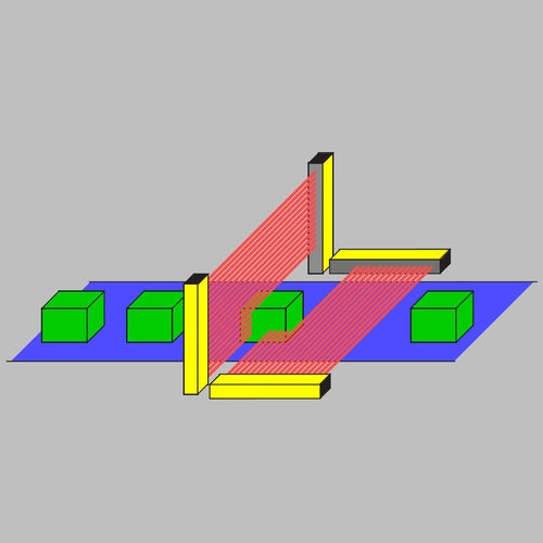 Измерительная световая завеса серии МЛВТ многолучевая сквозная IP65