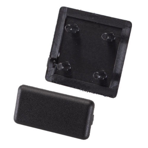 Заглушка квадратная серии СО-111из пластика для профилей