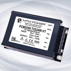 Chassis-mounted DC/DC converter W-VT serieswide input rangesingle-outputCE