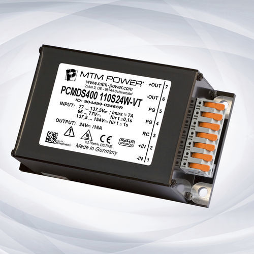 Chassis-mounted DC/DC converter PCMDS400 serieswide input rangegalvanically-isolatedsingle-output