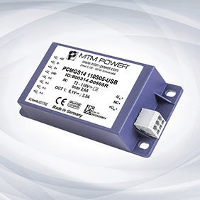 Преобразователь постоянного тока в постоянный на шасси PCMGS14 серии 110 для применения на железнодорожном транспортеодин выходдва выхода