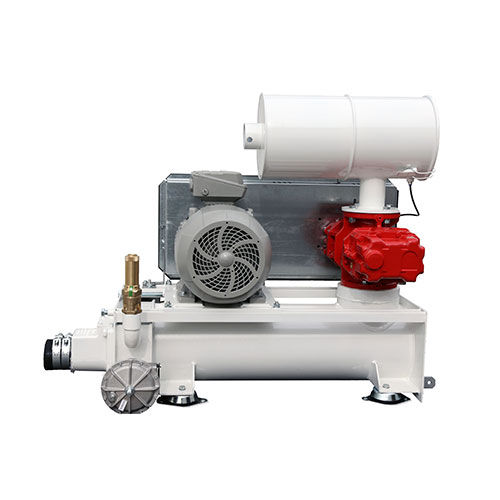 Нагнетательный агрегат объемного типа серии K со встроенным глушителем нагнетаниявращающаяся лопастьATEXcompact