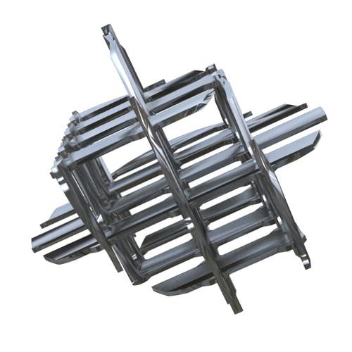 Статический смеситель серии KMX-V непрерывного действия для жидкостей из полимеров