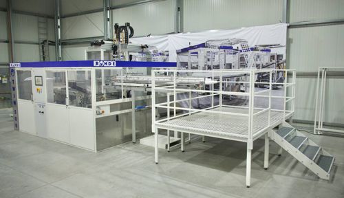 Термоформовочная машина для производства стаканчиков IML-T TWIN 500рулоноваядля упаковки пищевых продуктовавтоматическая