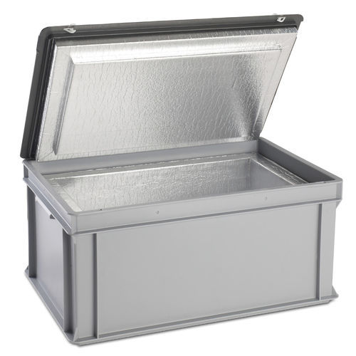 Ящик из полипропилена RAKO для пищевых продуктов, штабелируемый с крышками, с ручками