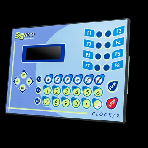 HMI с клавиатурой CLOCK2, программируемый для монтажа на панелиModbus