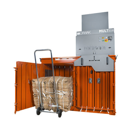Вертикальный пакетировочный пресс Orwak Multi 5070 HDCс фронтальной загрузкойдля картонамногокамерный