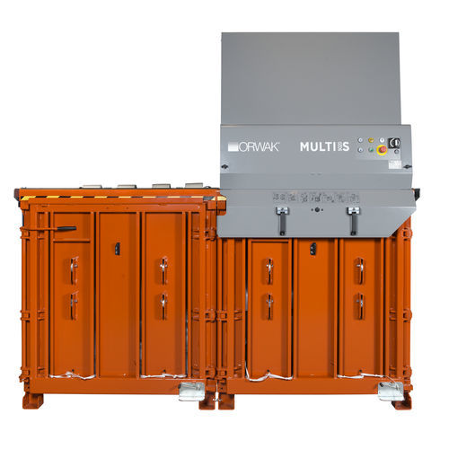 Вертикальный пакетировочный пресс Orwak Multi 9020Sс фронтальной загрузкойдля отходовкомпактный