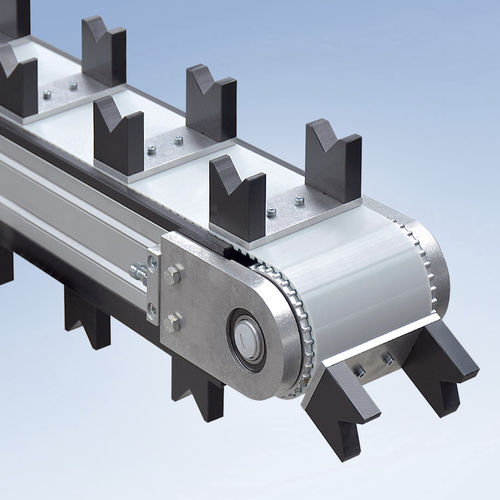 Конвейер зубчато-ленточный ZRF-P 2040ленточный горизонтальныйдля поддонов