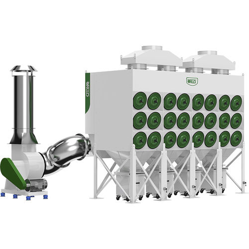 Картриджный пылеуловитель серии VFO с импульсным обратным потокомдля пищевой промышленностидля фармацевтической промышленности