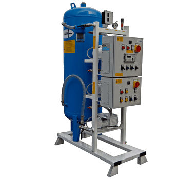 Lubricated vacuum unit MEDEVICE 3×12 for medical applicationsvertical