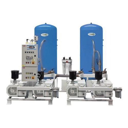 Lubricated vacuum unit MEDEVICE 3×340for medical applicationsvertical