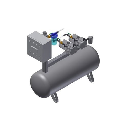 Lubricated vacuum unit MEDEVICE 2X12 for medical applications