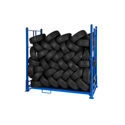 Storage warehouse racking ECOTIRErack® TR-EC-05for tiressteelcustom