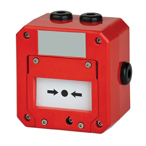 Manual call point with glass breaker WP6-BG