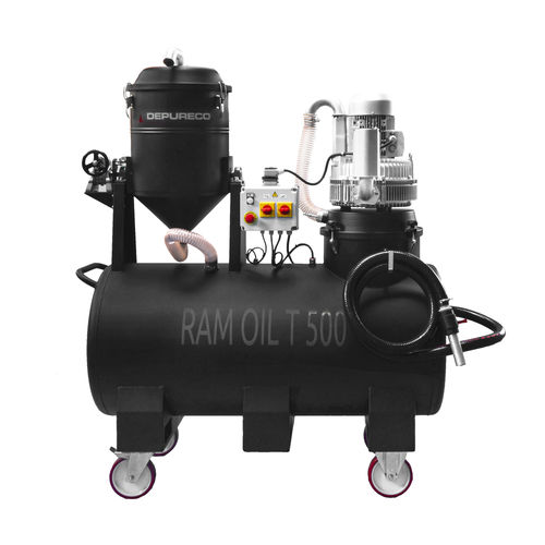 Промышленный пылесос RAM OIL T555масло и чиптрехфазныймобильный