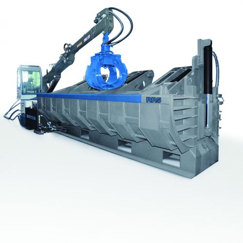 Горизонтальный пакетировочный пресс RR5, RR6 с верхней загрузкой для металлолома
