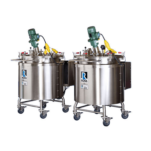 Управление подкачивающим насосом узла смешивания технологического резервуара