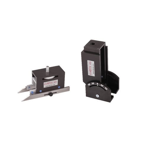 Measuring device support adjustable