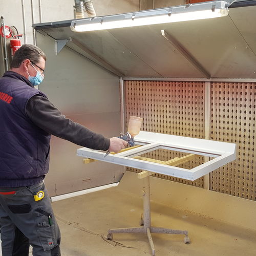 Открытая покрасочная камера Paint Modul'для деталейдля каркасовсухой фильтр