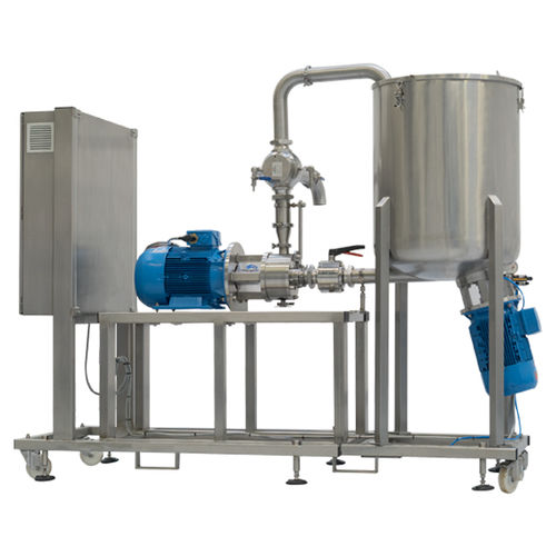 Роторно-статорный смеситель для жидкостейтвердая жидкость/жидкийпорошок