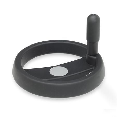 Маховик со спицами GN 522.5 рабочий пластик