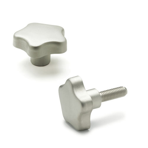 Ручка-звездочка GN 5334.4 с резьбой DINOx и шпилькой