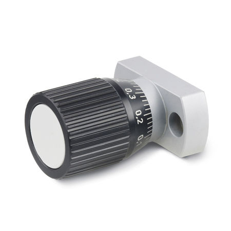 Ручка управления с накаткой GN 727механическая с индикатором положения