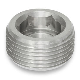 Заглушка GN 252,5 с круглой резьбой, нержавеющая сталь