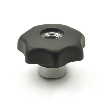 Ручка-звездочка GN 6336.3 с резьбойполиамидоинокс