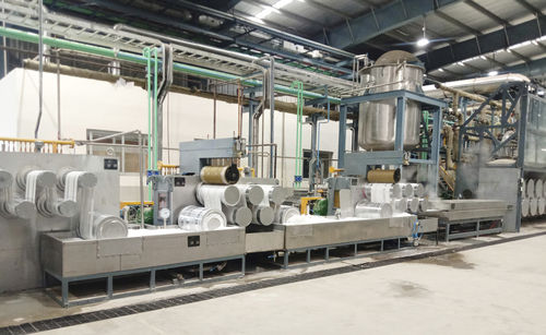 Линия по производству нетканых материалов 40TPD, двухкомпонентное волокно, автоматическая
