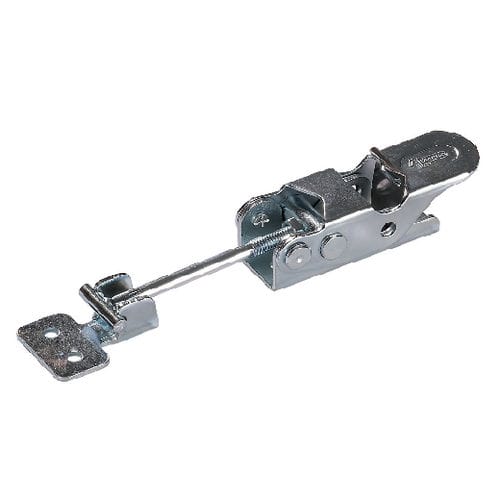 Зажим с защелкой серии ETL, стальной, с прямым основанием