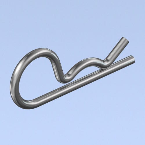 Beta spring pin DIN 11024stainless steelsteelstandard-duty