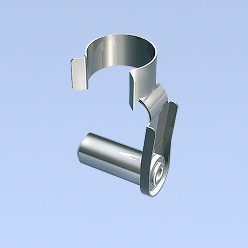 Шпилька без резьбы, стальная обжимная пружина