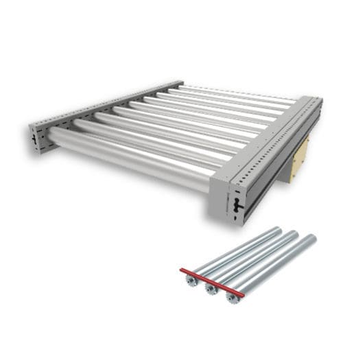 Конвейер роликовый горизонтальный с электроприводомдля пищевой промышленности