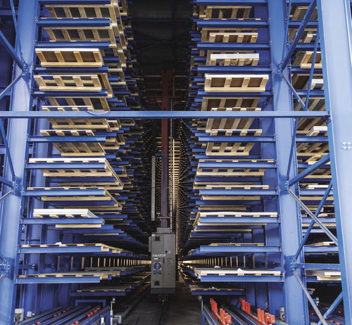 Вертикальная автоматическая система хранения MATT98для листового металладля пластинвысокая плотность