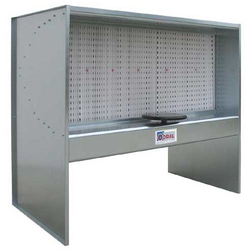 Открытая покрасочная камера MINIDRYна запчастисухой фильтрс вертикальной вентиляцией