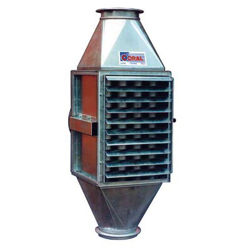 Кожухотрубный теплообменник ЭКОНОМАЙЗЕРВоздух/вода Рекуперация тепла выхлопных газов